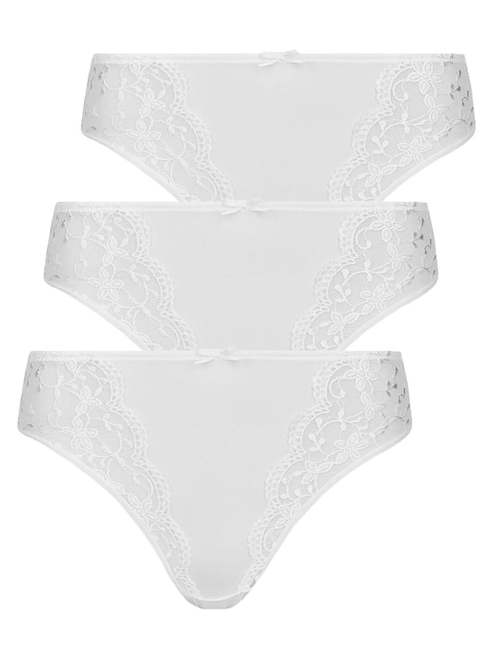 3er Pack Jazzpant in Weiss