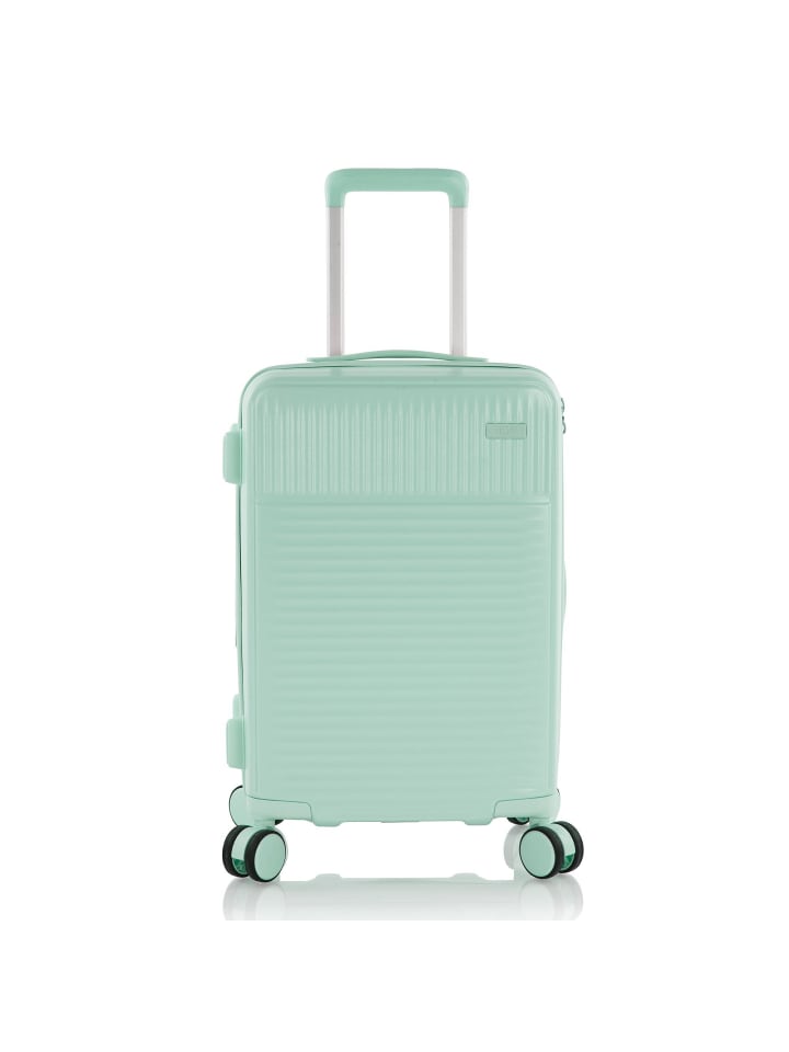 Pastel 4 Rollen Kabinentrolley S 53 cm mit Dehnfalte mint