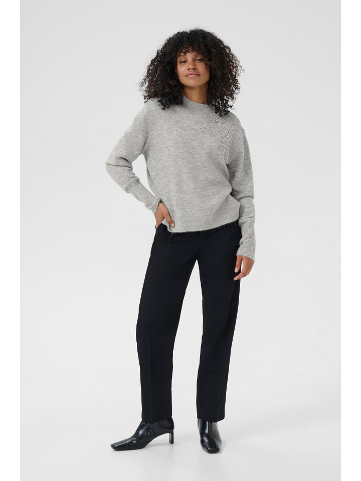Strickpullover KAstary Loose fit in Light Grey Melange