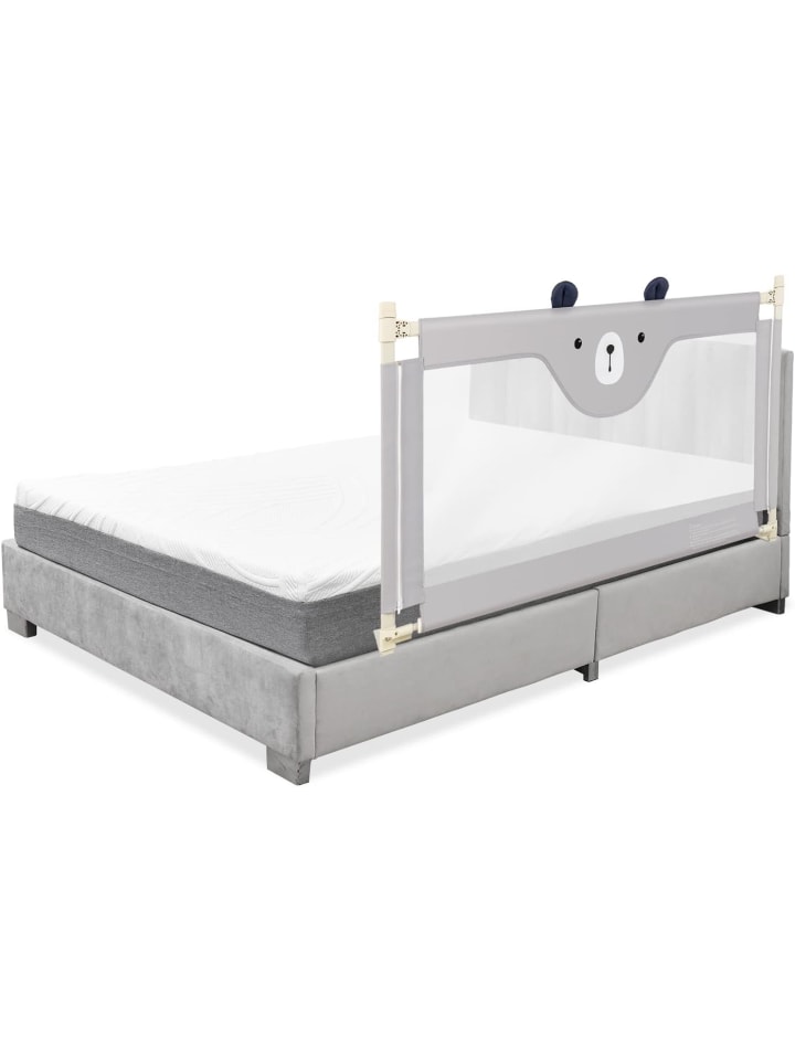 Bettgitter 175cm in Grau