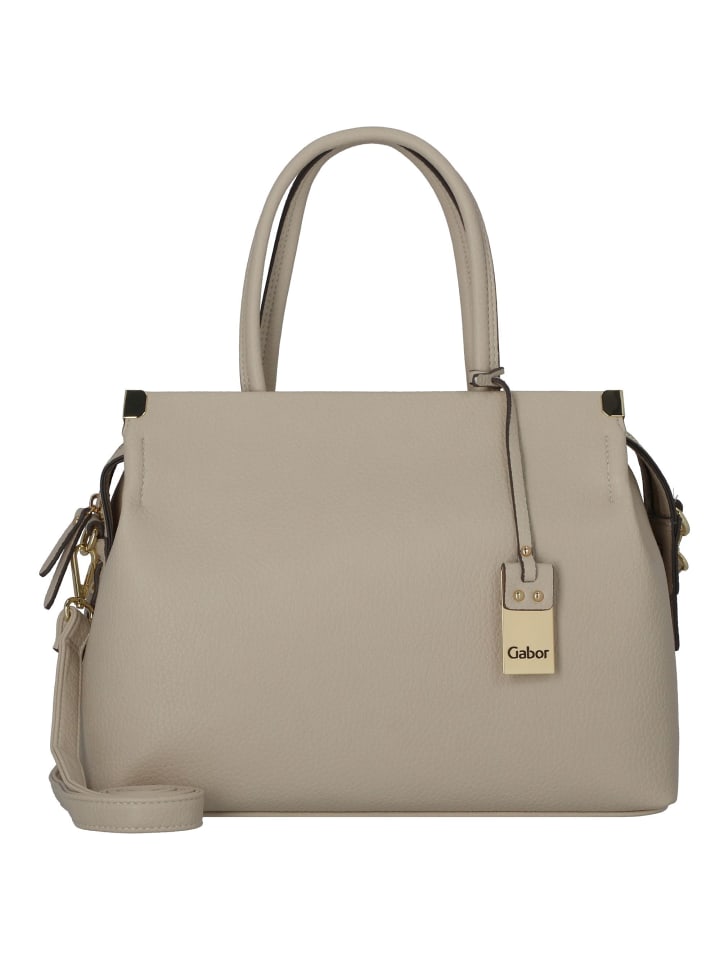 Gela Handtasche 35 cm beige