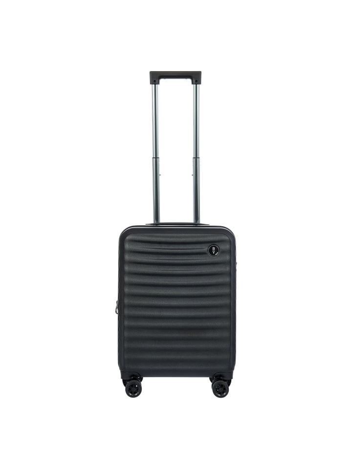 Nausicaa 4 Rollen Kabinentrolley 55 cm mit Dehnfalte black