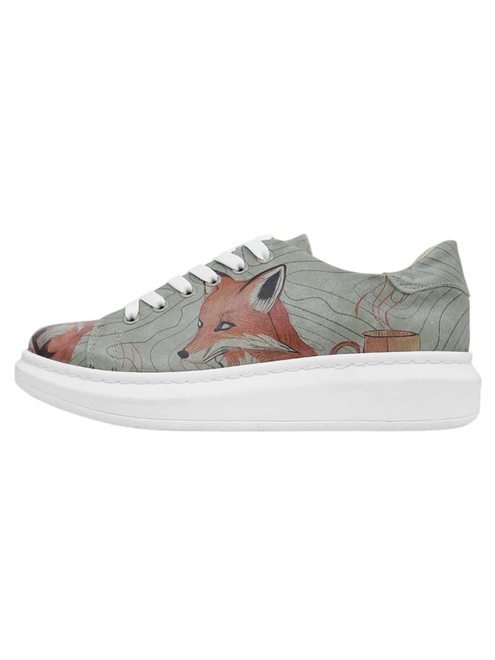 Myra Sneaker - Run Little Fox in Grün