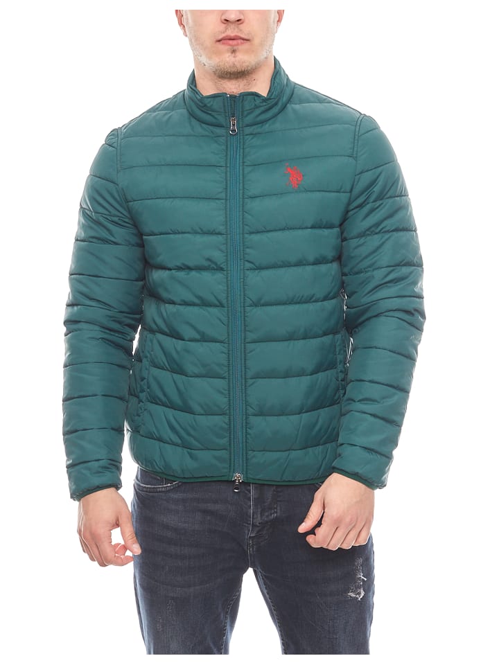 U.S. Polo Assn. Stepjacke Winterjacke in Grün
