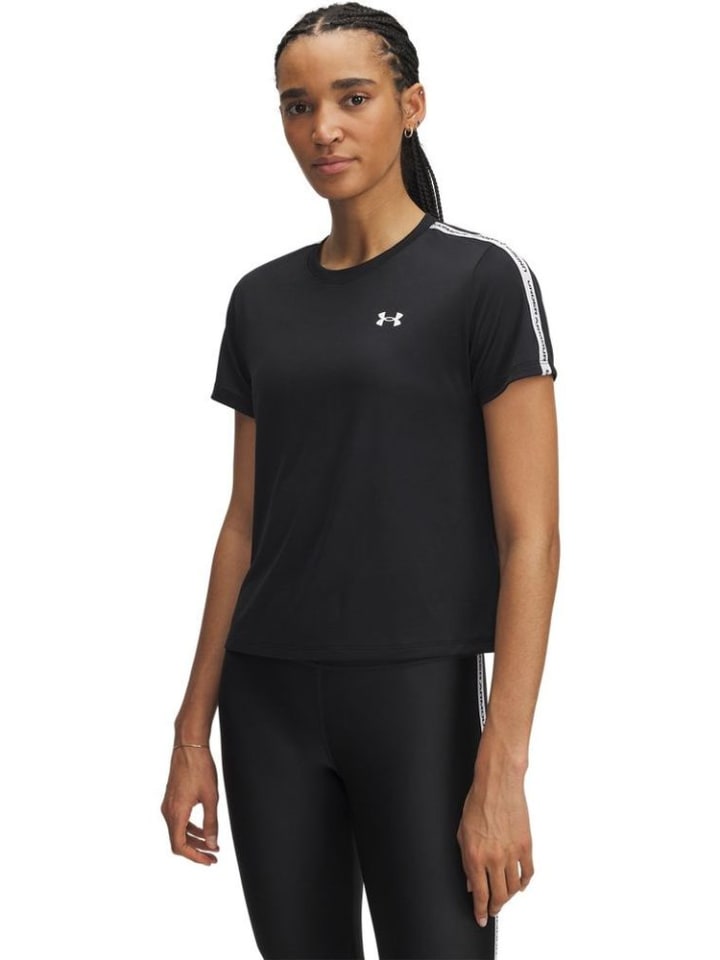 Sportshirt "Tape T-Shirt" in Schwarz