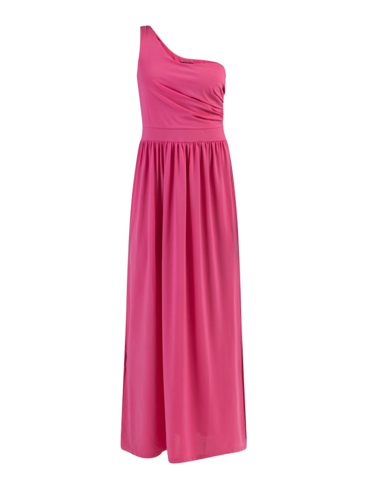 Damen One-Shoulder Maxikleid in Pink