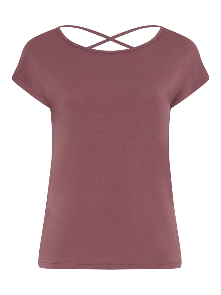 Yogashirt in rosenholz