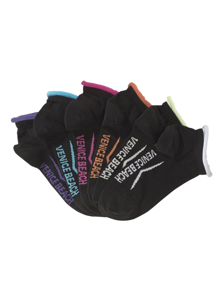 Kurzsocken in schwarz