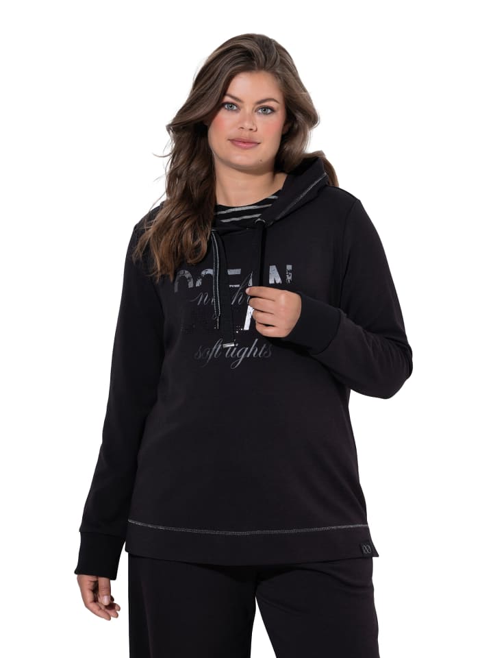 Sweatshirt in schwarz