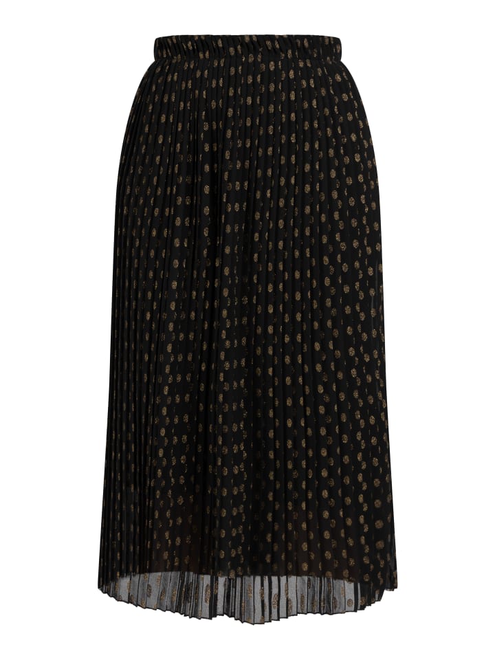Damen Rock in Schwarz Gold