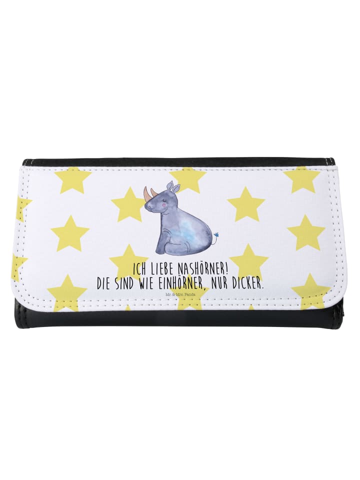 Wallet Einhorn Nashorn mit Spruch in Weiß