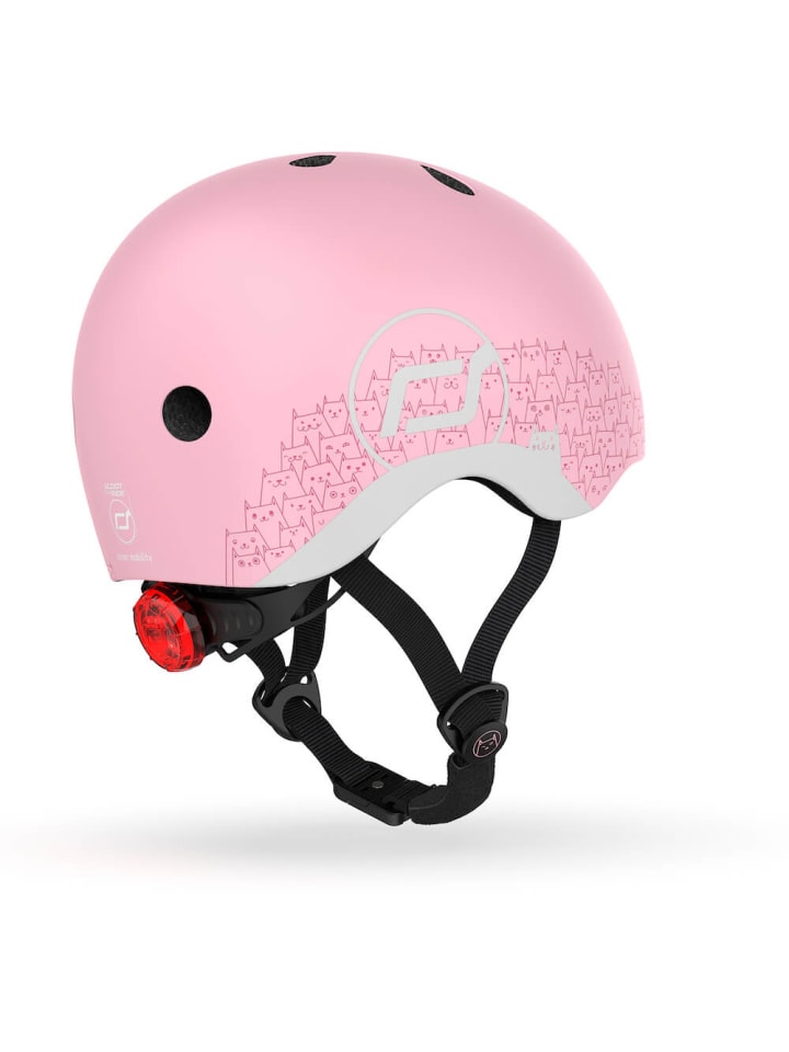 Scoot and Ride Baby Helm XXS Reflective - Farbe: reflective rose