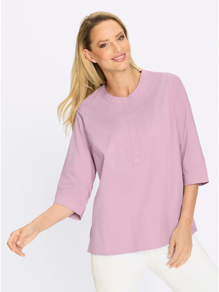 Bluse in rosé