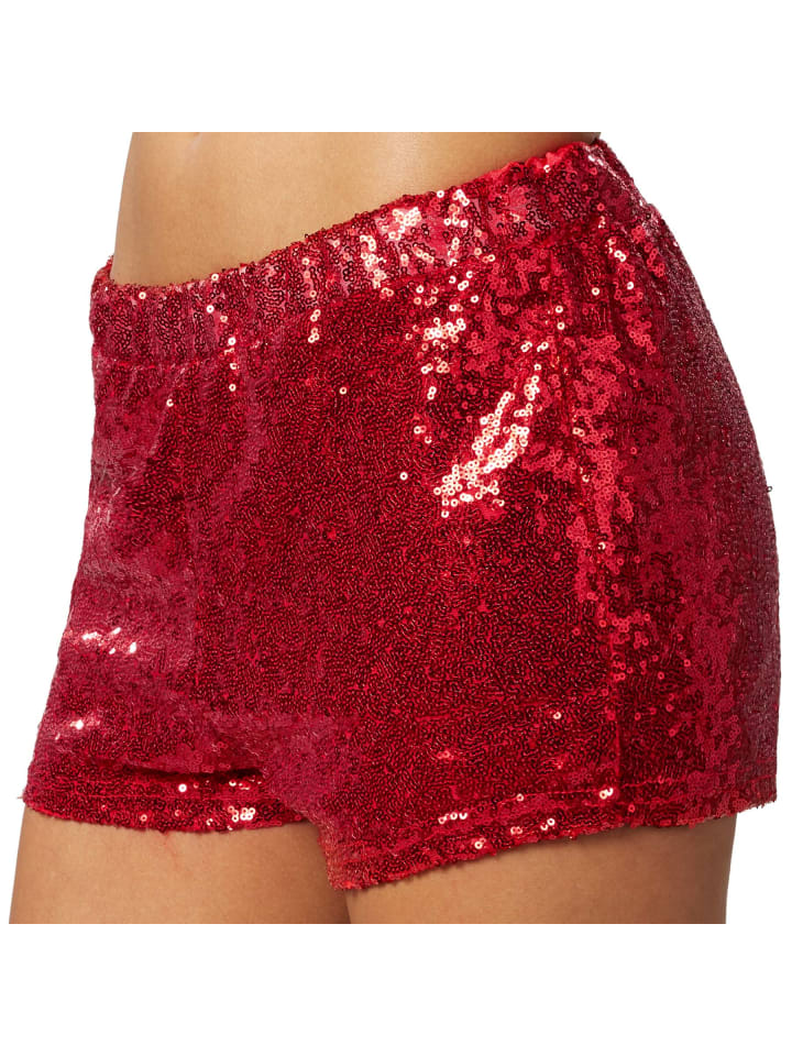 Shorts mit glänzenden Pailletten, für viele Outfits und Anlässe