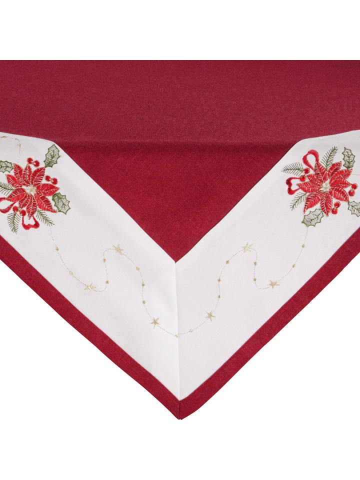 Mitteldecke in rot
