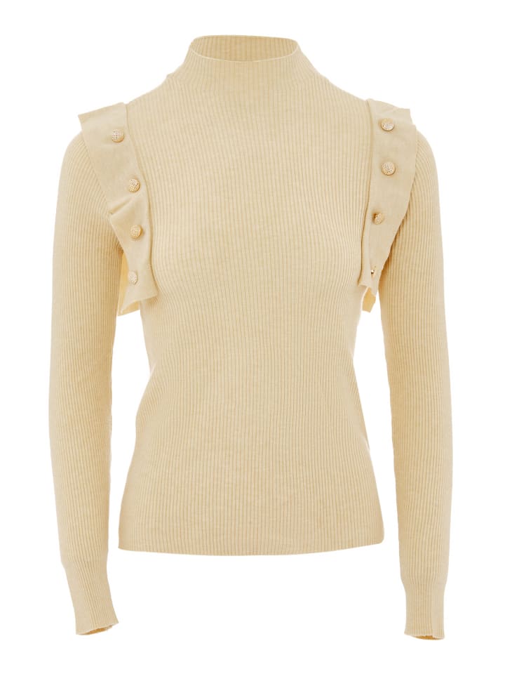 Women Sweater in Wollweiss
