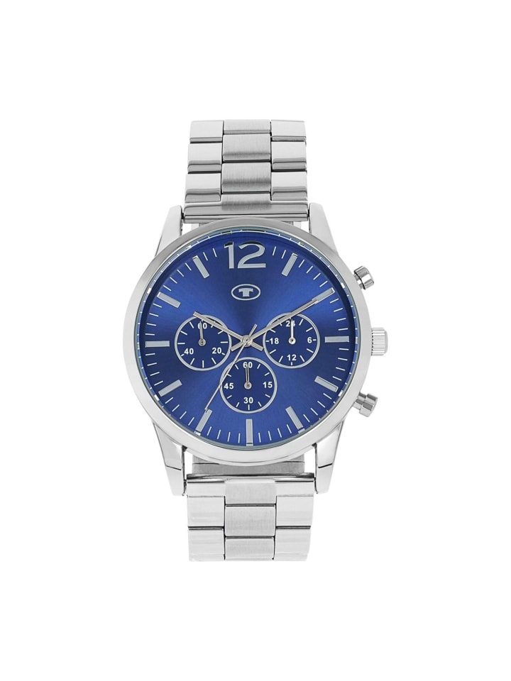 Chronograph Alloy/Edelstahl, IP silber in Silber