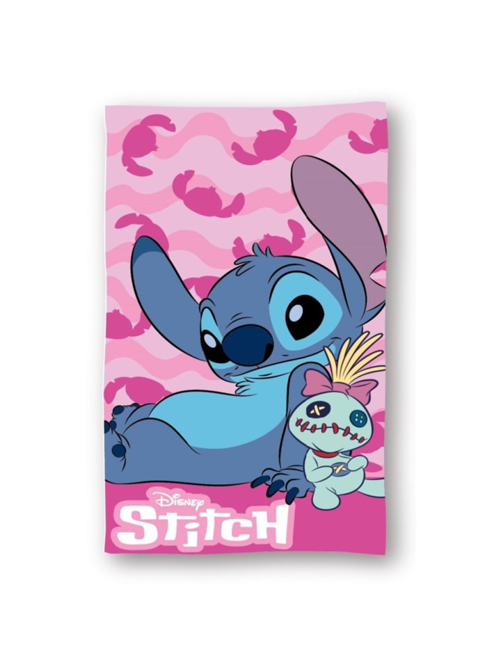 Lilo & Stitch Baumwollhandtuch Badehandtuch Strandtuch 70x140 cm aus B in Pink