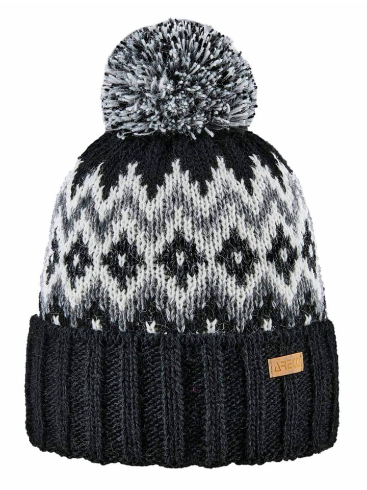 Strickmütze in schwarz