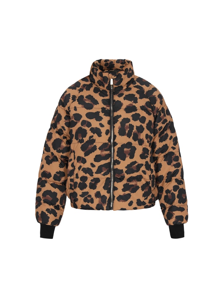 Women Jacket in BROWN MULTICOLOR