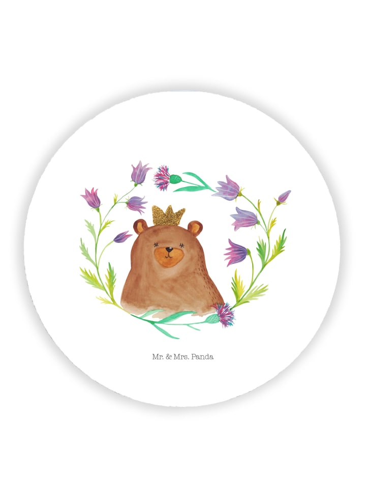 Magnet Bär Königin ohne Spruch in Weiß
