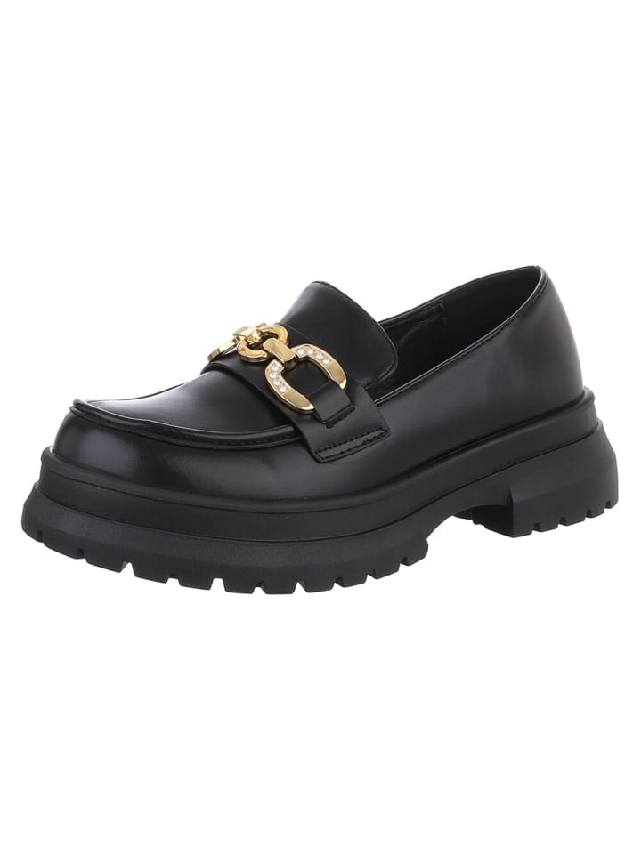 Halbschuh in Schwarz
