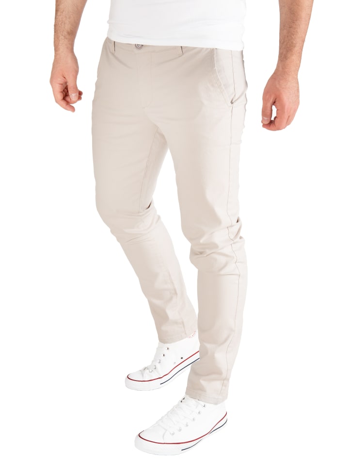 Chino Hose Derrick in Beige