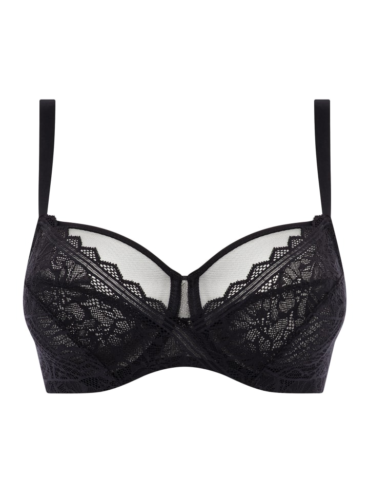 Bügel-BH Floral Touch in Schwarz