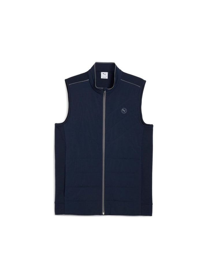 Jacke "Cloudspun Fleece Hybrid Vest" in Blau