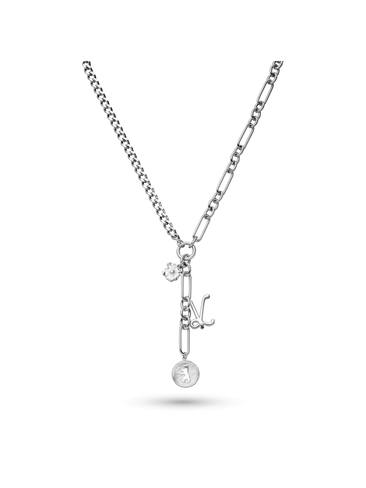 Halskette Coins and Charms in silber