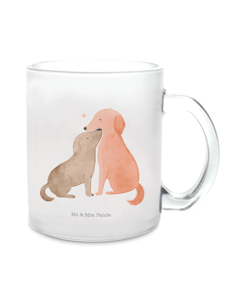 Kaffeebecher Hunde Liebe ohne Spruch in Transparent