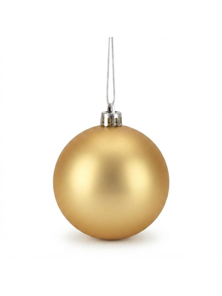 50 x Weihnachtskugeln Set in Gold