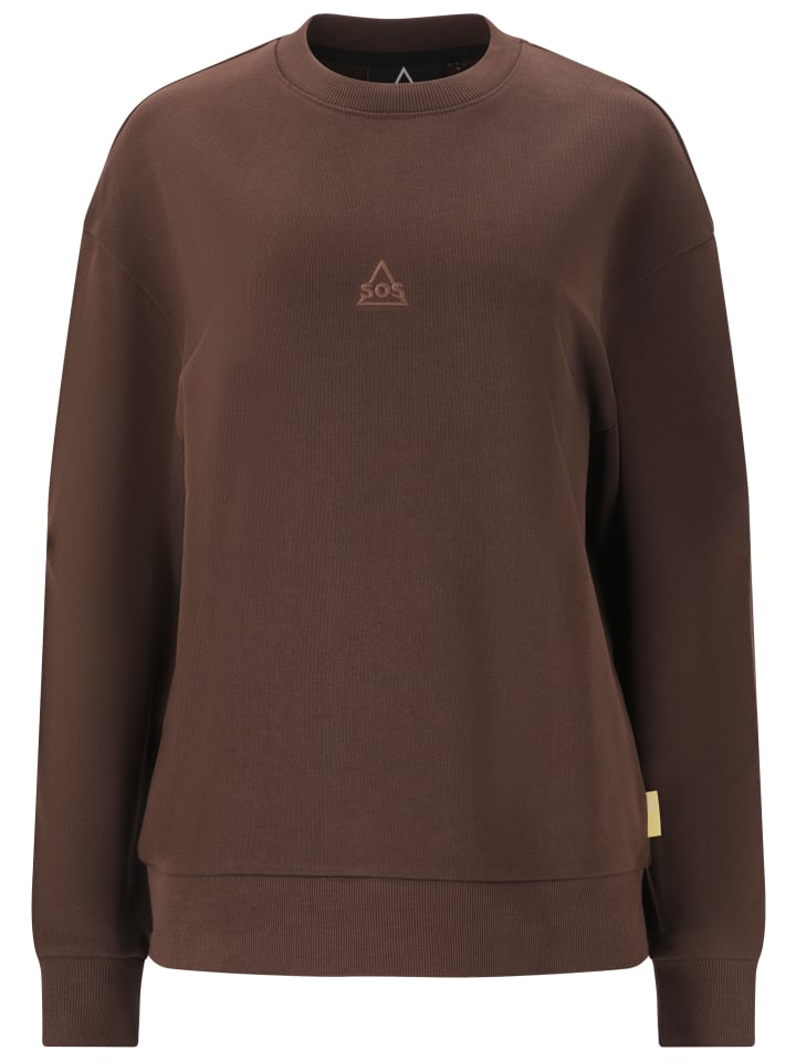 Sweatshirt Bovec in 5104 Coffee Bean
