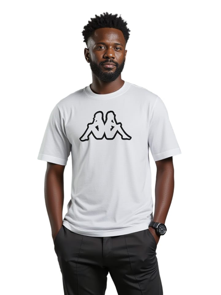 Kappa T-Shirt Logo Cromen M_Weiß