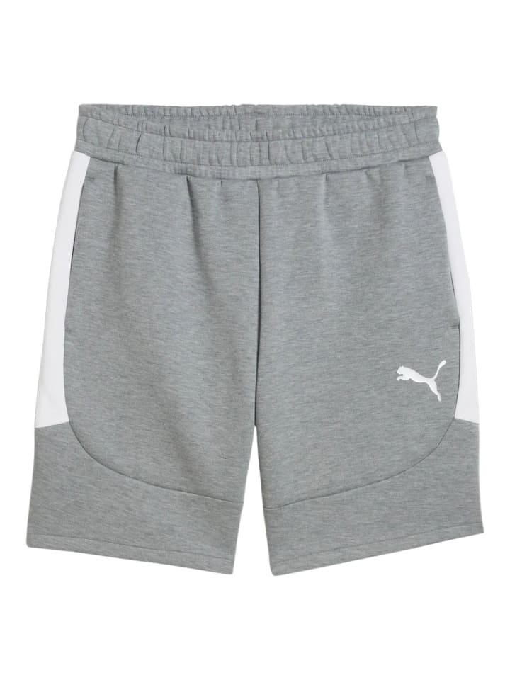 Sportshorts 'teamEVOSTRIPE' in grau