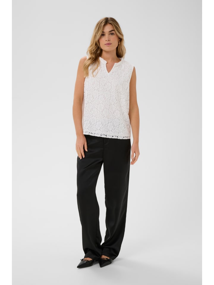 Ärmellose Bluse CRLiselin Regular fit in Snow White
