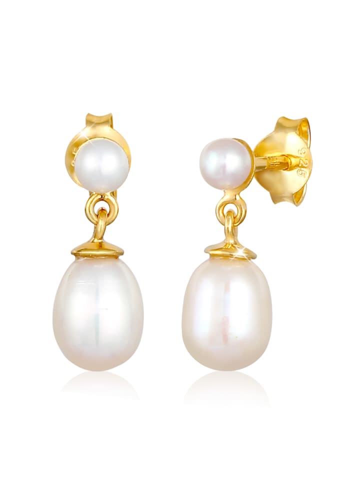 Ohrringe 925 Sterling Silber in Gold