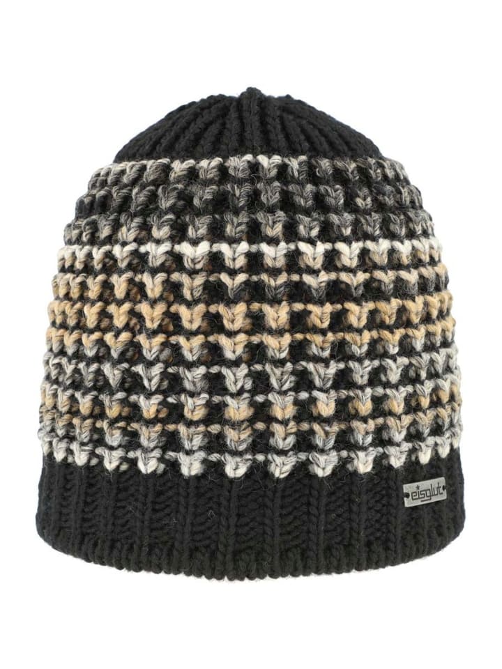 Strickmütze in beige