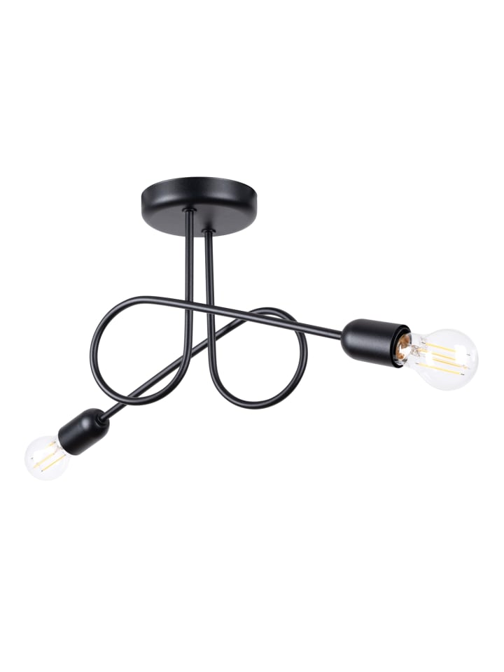 Kronleuchter OPULENT 2 Schwarz H 25,5 cm
