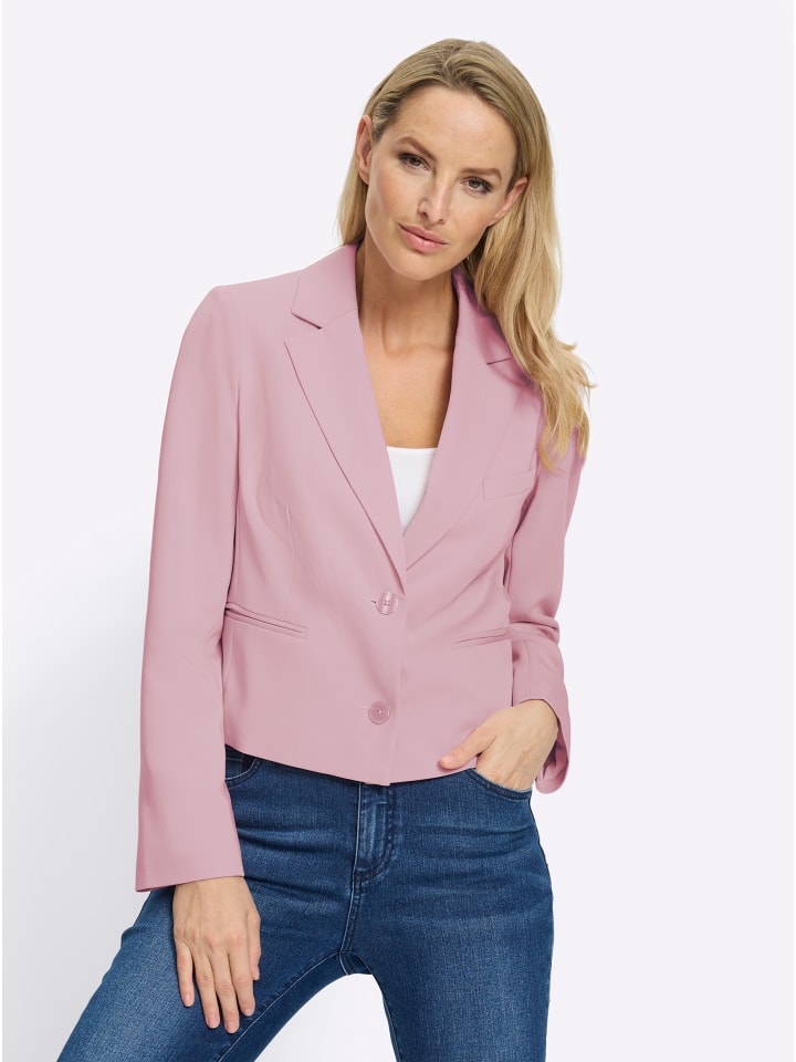Blazer in rosé