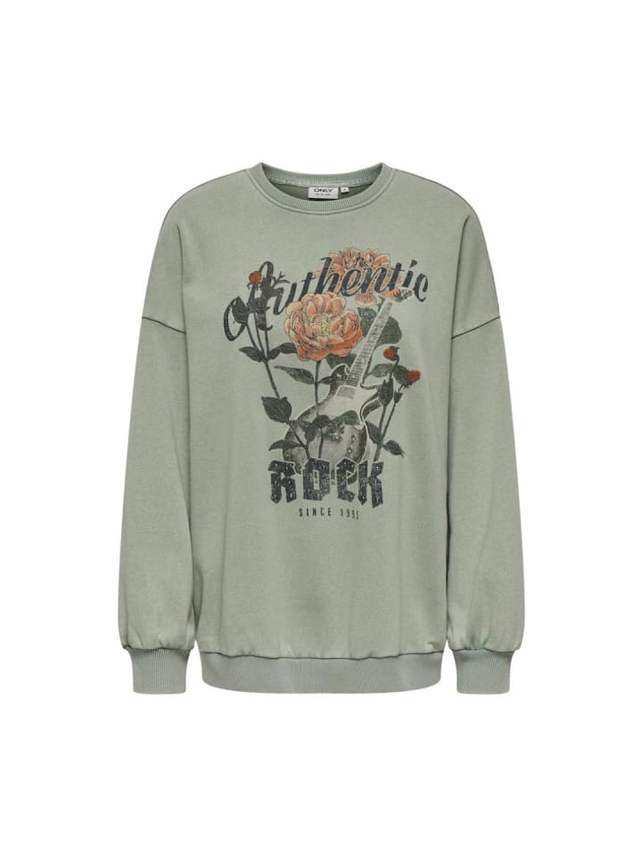 Sweatshirt in hedge green