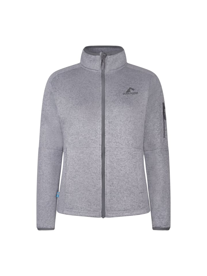 Fleecejacke Katla in storm grey