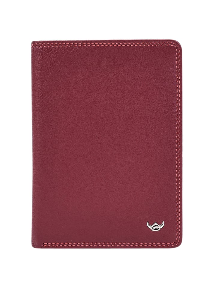 Polo Ausweisetui RFID Leder 9 cm rot