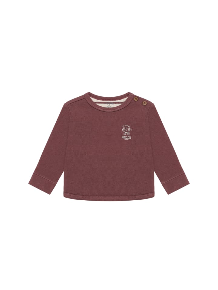 Langarmshirt in Baked Cherry