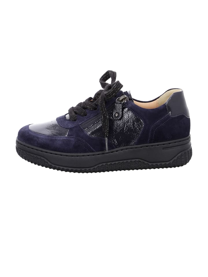 Komfort Schnürschuhe in Blau