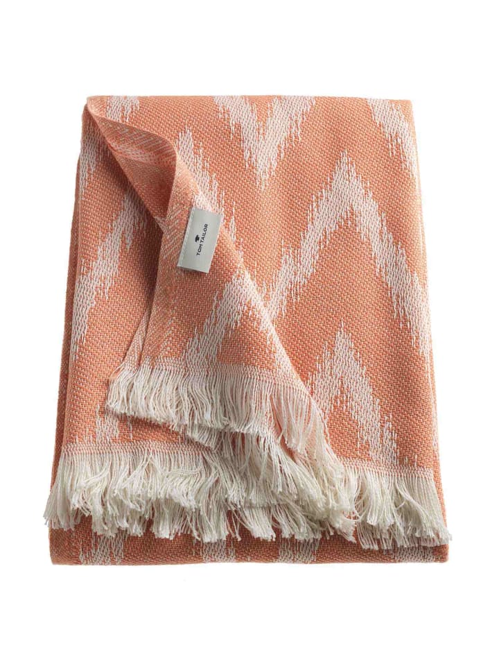 Sommerdecke ZIGZAG in Coral