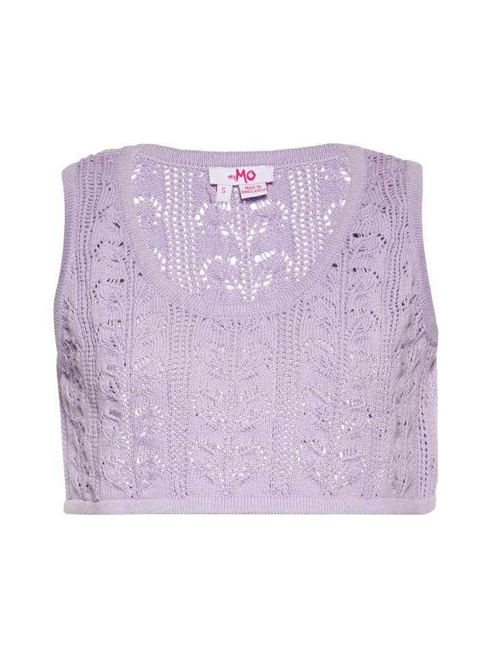 Damen Crop-Top in Lavendel