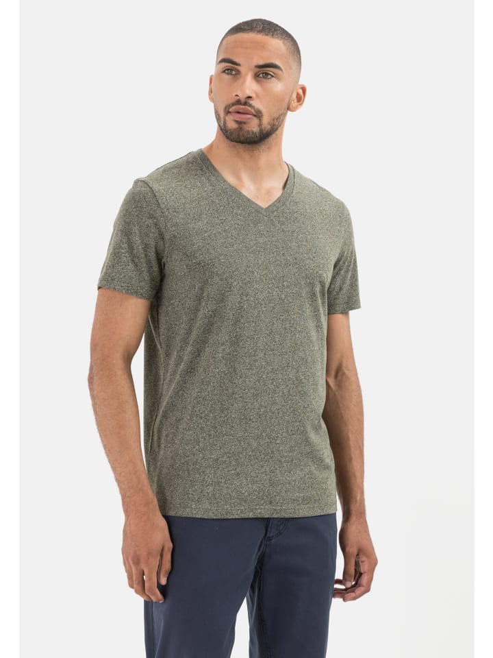 Kurzarm T-Shirt aus biologischer Baumwolle in Grün