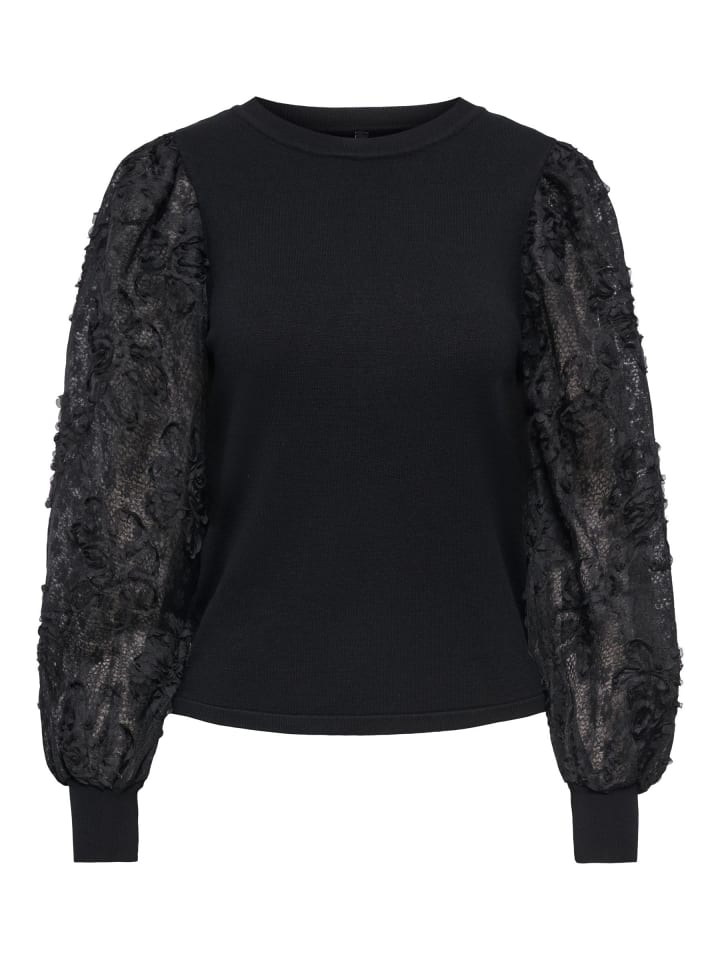 Strickpullover in Black
