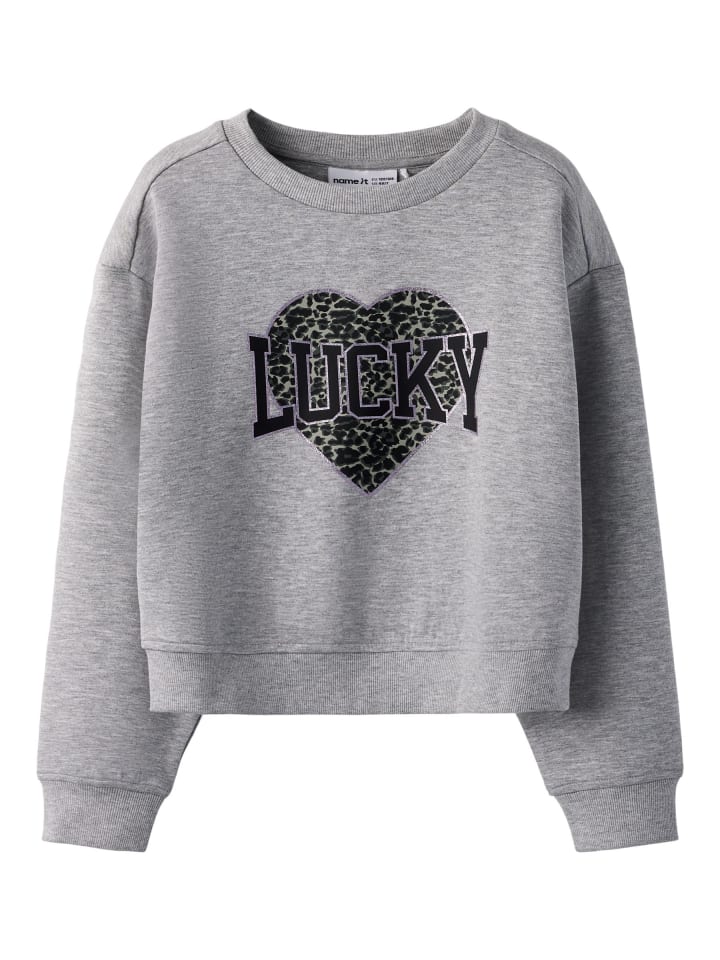 Sweatshirt in Grey Melange
